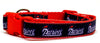 New England Patriots dog collar handmade adjustable buckle collar 5/8"wide Petcollarshandmade