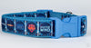 Doctor Who dog collar handmade adjustable buckle collar 1" wide or leash fabric Petcollarshandmade