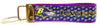 Baltimore Ravens Key Fob Wristlet Keychain 1"wide Zipper pull Camera strap - Petcollarshandmades