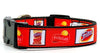 Fritos dog collar Handmade adjustable buckle collar 1" or 5/8" wide or leash Petcollarshandmade