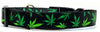 Weed Herbs dog collar handmade adjustable buckle collar 1" or 5/8" wide or leash Petcollarshandmade