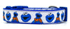 Cookie dog collar handmade adjustable buckle 1" or 5/8" wide or leash Petcollarshandmade
