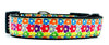 Marimekko Flowers dog collar handmade adjustable buckle collar 1" wide or leash Petcollarshandmade