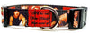 Eminem dog collar Handmade adjustable buckle 1" wide or leash Rap music Petcollarshandmade