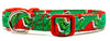 Grinch dog collar handmade adjustable buckle collar 5/8" wide or leash handmade - Petcollarshandmades