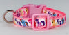 My Little Pony cat & small dog collar 1/2"wide adjustable handmade bell or leash Petcollarshandmade
