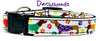 Dachshund dog collar handmade adjustable buckle collar 5/8" wide or leash Petcollarshandmade