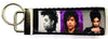 Prince Key Fob Wristlet Keychain 11/4"wide Zipper pull Camera strap - Petcollarshandmades