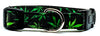 Weed/Herbs dog collar handmade adjustable buckle collar 5/8" wide or leash Petcollarshandmade