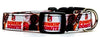 Dunkin Donuts Dog collar handmade adjustable buckle 5/8"wide or leash small dog Petcollarshandmade