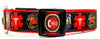 Rescue 911 Police dog collar handmade adjustable buckle collar 1" wide or leash - Petcollarshandmades