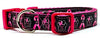 Bark For A Cure dog collar handmade adjustable buckle collar 5/8"wide or leash - Petcollarshandmades