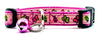 Butterfly cat or small dog collar 1/2" wide adjustable handmade bell or leash Petcollarshandmade