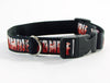 Zombies dog collar  adjustable buckle collar 1" wide or leash horror Petcollarshandmade