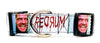 Redrum The Shining dog collar handmade adjustable buckle collar 1" wide or leash Petcollarshandmade
