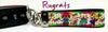 Rugrats Key Fob Wristlet Keychain 1"wide Zipper pull Camera strap handmade - Petcollarshandmades