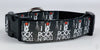 Rock n Roll Dog collar handmade adjustable buckle 1" or 5/8" wide or leash Petcollarshandmade