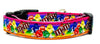 M & M's dog collar handmade adjustable buckle collar 5/8" wide or leash - Petcollarshandmades