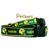 Packers Green Bay dog collar handmade adjustable buckle 1"or 5/8" wide or leash Petcollarshandmade