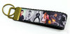 Elvis Key Fob Wristlet Keychain 1"wide Zipper pull Camera strap handmade - Petcollarshandmades