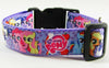 My Little Pony dog collar handmade adjustable buckle collar 1" wide or leash - Petcollarshandmades