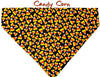 Candy Corn Halloween Dog Bandana Over the Collar dog bandana Dog collar - Petcollarshandmades