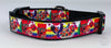 Fruit Loops dog collar handmade adjustable buckle collar 1" wide or leash - Petcollarshandmades