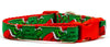 Grinch dog collar handmade adjustable buckle collar 5/8" wide or leash handmade - Petcollarshandmades