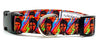 David Bowie dog collar handmade adjustable buckle collar 5/8" wide or leash Petcollarshandmade