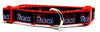 New England Patriots dog collar handmade adjustable buckle collar 5/8"wide Petcollarshandmade