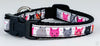 Kittens cat or small dog collar 1/2" wide adjustable handmade bell leash - Petcollarshandmades