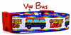VW Bus dog collar handmade  adjustable buckle collar 1" or 5/8" wide or leash Petcollarshandmade