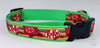 Kit Kat Candy dog collar handmade adjustable buckle 1" or 5/8" wide or leash Petcollarshandmade