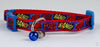 Super Hero cat or small dog collar 1/2" wide adjustable handmade bell or leash Petcollarshandmade