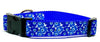 Marimekko Flowers dog collar handmade adjustable buckle collar 1" wide or leash Petcollarshandmade