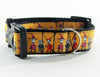 Horror dog collar handmade 12.00 all sizes adjustable buckle collar 1"wide leash - Petcollarshandmades