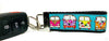 VW Bus Key Fob Wristlet Keychain 1 1/4"wide Zipper pull Camera strap - Petcollarshandmades