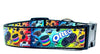 Oreo dog collar handmade adjustable buckle collar 1" or 5/8" wide or leash Petcollarshandmade