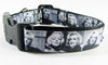 Marilyn dog collar handmade  adjustable buckle collar 1" wide or leash Petcollarshandmade