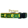 Packers Green Bay dog collar handmade adjustable buckle 1"or 5/8" wide or leash Petcollarshandmade