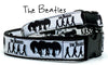 The Beatles dog collar handmade adjustable buckle 1" or 5/8" wide or leash Petcollarshandmade