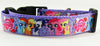 My Little Pony dog collar handmade adjustable buckle collar 1" wide or leash - Petcollarshandmades
