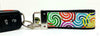 Swirls Key Fob Wristlet Keychain 1 1/4"wide Zipper pull Camera strap - Petcollarshandmades
