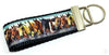 Horses Key Fob Wristlet Keychain 1 1/4"wide Zipper pull Camera strap - Petcollarshandmades