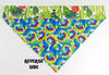 Cactus Dog Bandana, Over the Collar dog bandana, Dog collar bandana, puppy - Petcollarshandmades