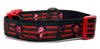 Freddy Krueger dog collar handmade adjustable buckle 1" or 5/8" wide or leash Petcollarshandmade