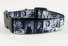 Ladies of Hollywood dog collar Handmade adjustable buckle 1" wide or leash Petcollarshandmade