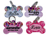 Pet ID Tag Camo Personalized Custom Double Sided Pet Tag with name & number - Petcollarshandmades