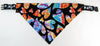 Hearts Dog Bandana, Over the Collar dog bandana, Dog collar bandana, puppy - Petcollarshandmades