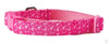 Pink Ribbon Dog collar handmade adjustable buckle 1" or 5/8" wide or leash Petcollarshandmade